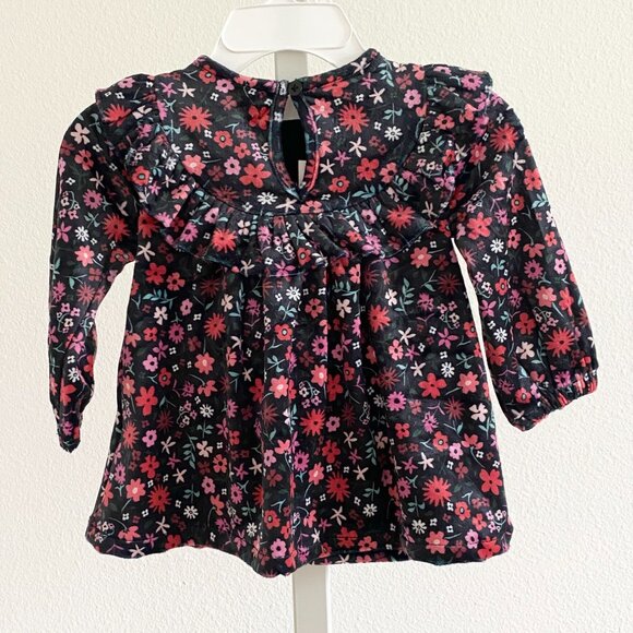 First Impressions Baby Girls Floral Ruffled Dress Size 0-3 Months 2-Piece Set - Picture 4 of 5